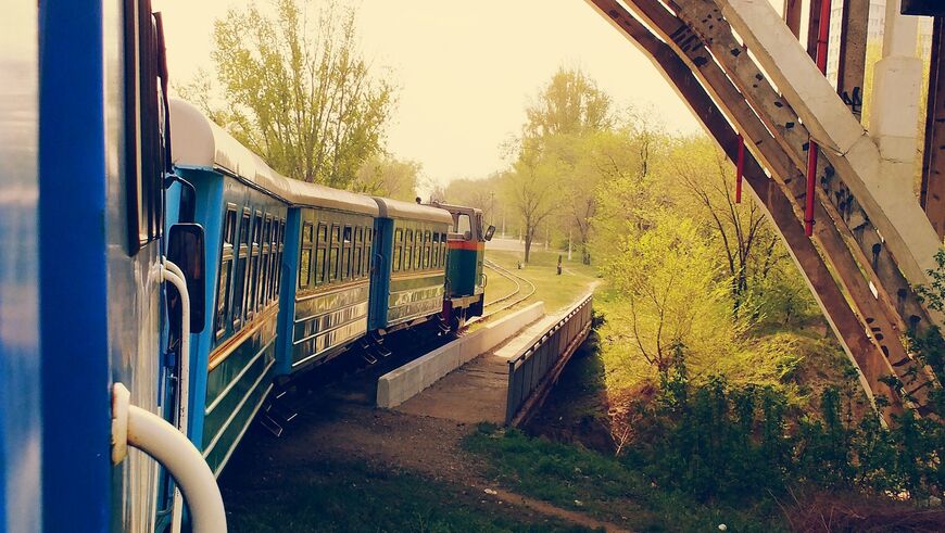 Детская железная дорога<br/> в Волгограде