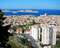 Панорама Марселя с высоты базилики Нотр-Дам де ля Гард: город и замок Иф © Елена Елякова