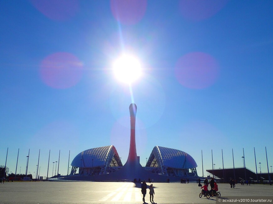 Олимпийские объекты в Сочи, январь 2017 г. После бала...