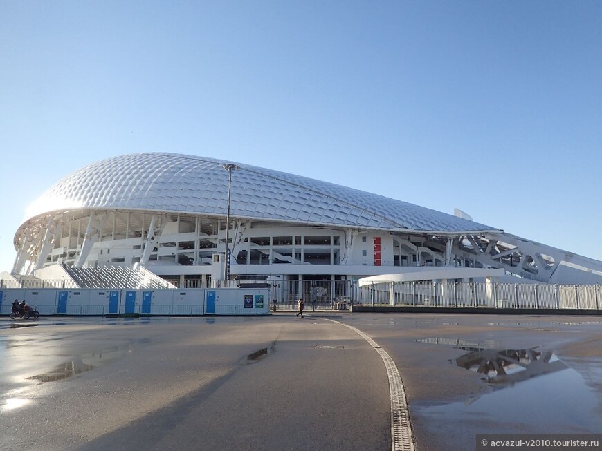Олимпийские объекты в Сочи, январь 2017 г. После бала...