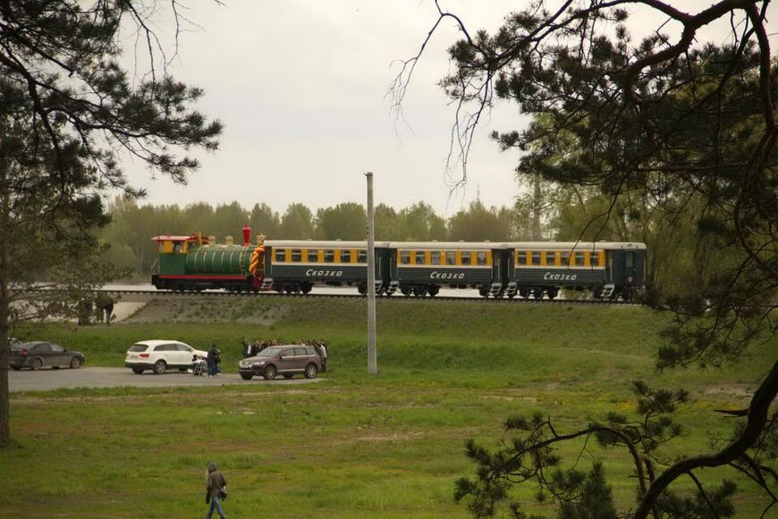 Детская железная дорога в Новосибирске