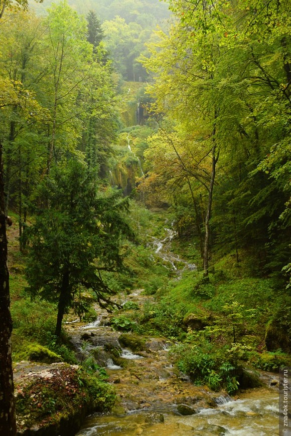 Осенний марафон. День 8 (ч.3) Франш-Конте (Franche-Comté). Водопады Эриссон (Cascades du Hérisson)