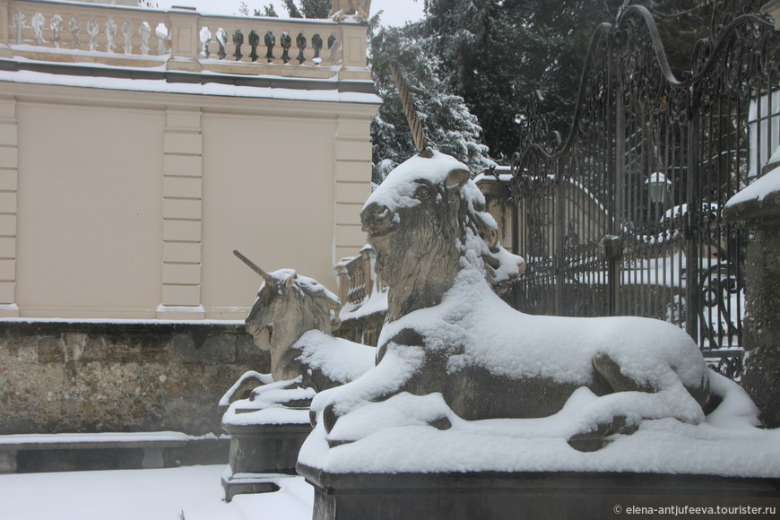 Единороги под снегом