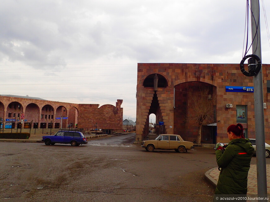 Дорога из Еревана в Гюмри