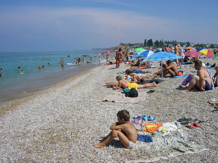 Пляж «Любимовка» в Севастополе