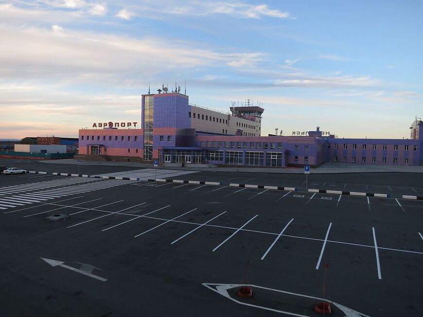 Территория норильского аэропорта