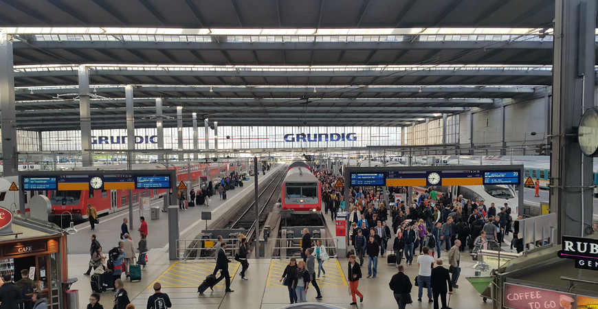 Железнодорожный вокзал Мюнхена