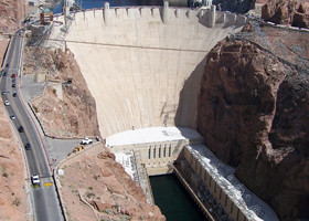 Плотина Гувера/ Hoover Dam/Nevada/Arizona/USA