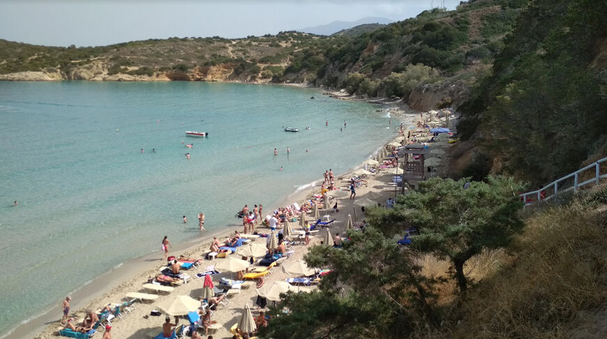 Пляж Вулизма на острове Крит