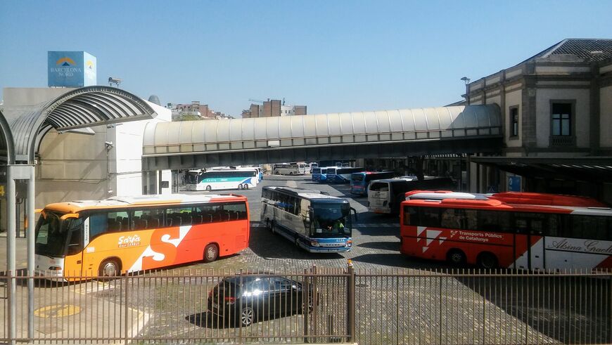 Северный автовокзал в Барселоне