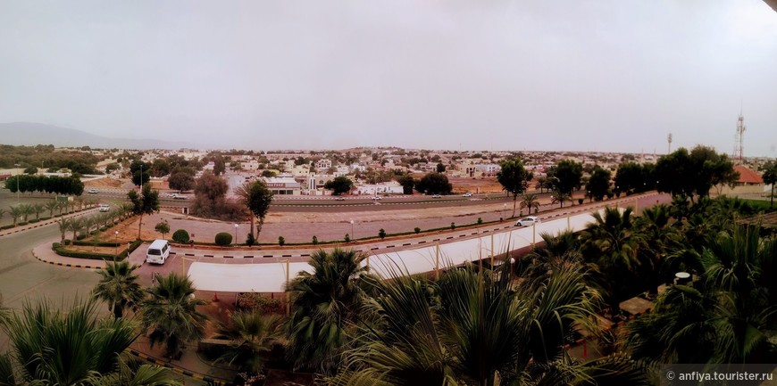 Вид из окна отеля Рас-Аль-Хайма