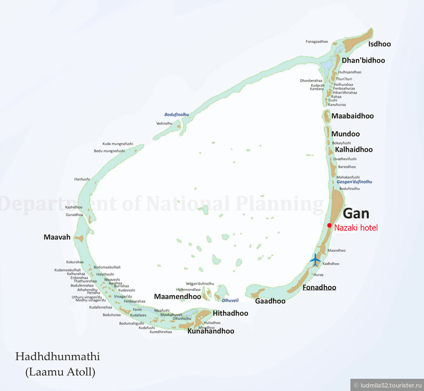 Бюджетные Мальдивы: атолл  Лааму. Часть 1. Остров Ган