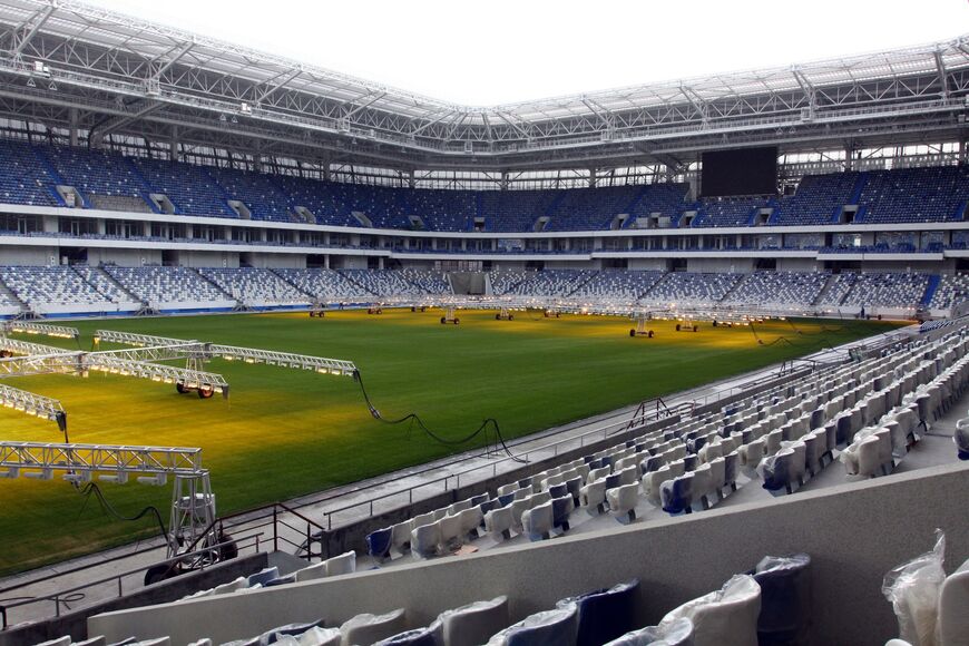 Стадион Калининград в феврале 2018 г.