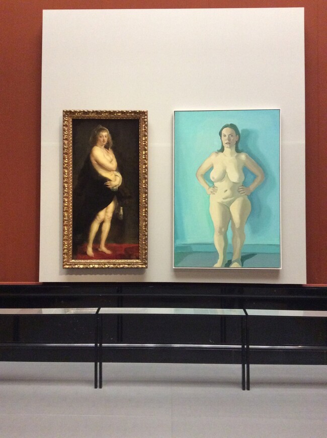 Рубенс и Лассинг нарисовали портреты женщин в полный рост. Чего у них больше - внешнего сходства или внутренних отличий. Фото Юлии Абрамовой, апрель 2018