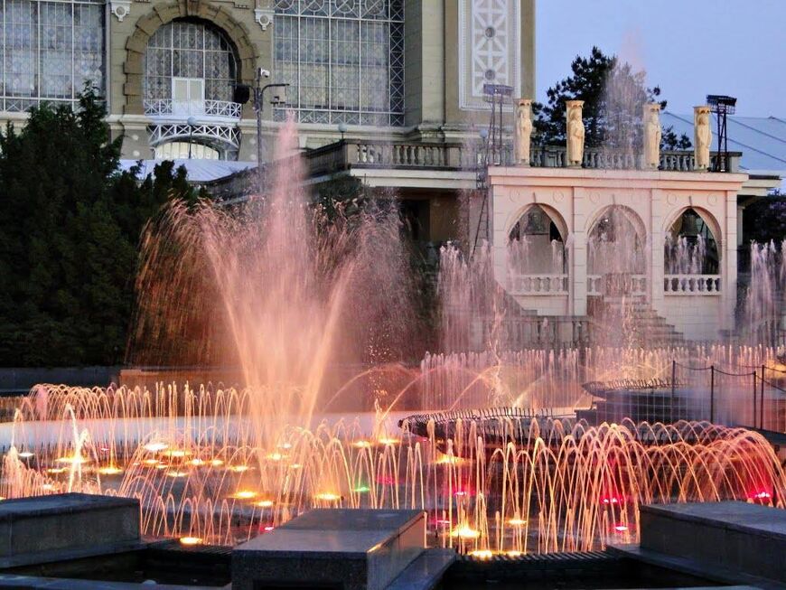 Поющие Кржижиковы фонтаны в Праге