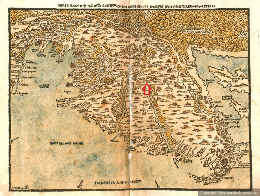 На карте Истрии Пьетро Копп (Pietro Copp) Мотовун указан на итальянский манер Montona
https://commons.wikimedia.org/wiki/File:Coppo_istra.jpg 
