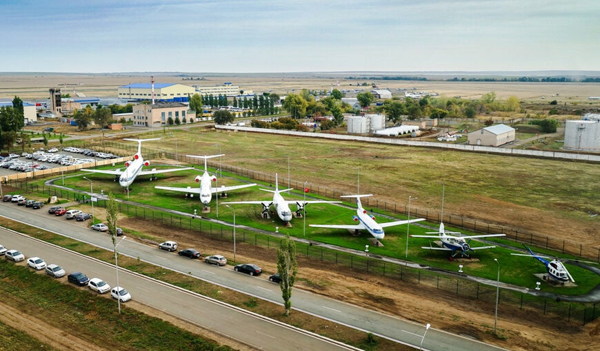 Музей гражданской авиации в аэропорту Оренбурга