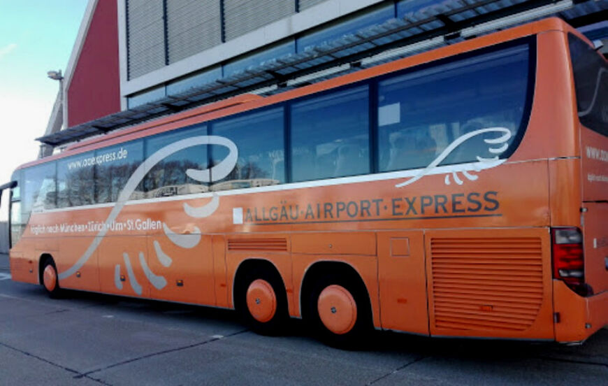 Автобус-экспресс в аэропорту Меммингена