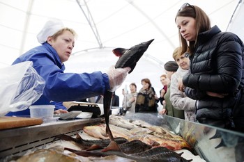 В Москве проходит фестиваль Рыбная неделя