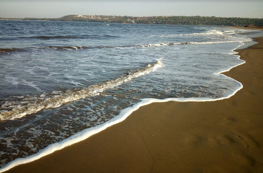 Пляж Мирамар в Гоа