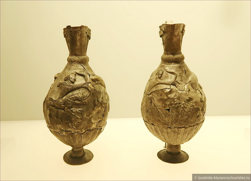 Серебряные кувшины. 3—4 век. Жинвали