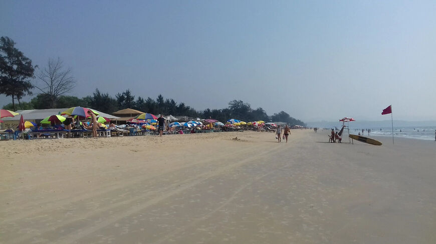 Пляж Кавелоссим в Гоа