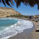 Пляж «Матала» или «Пляж хиппи» на Крите 