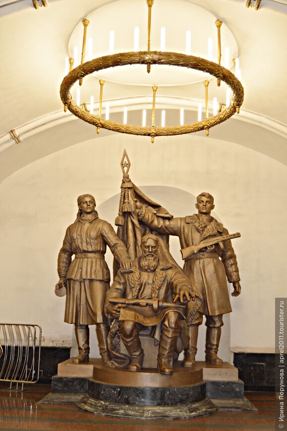Скульптура Белорусские партизаны