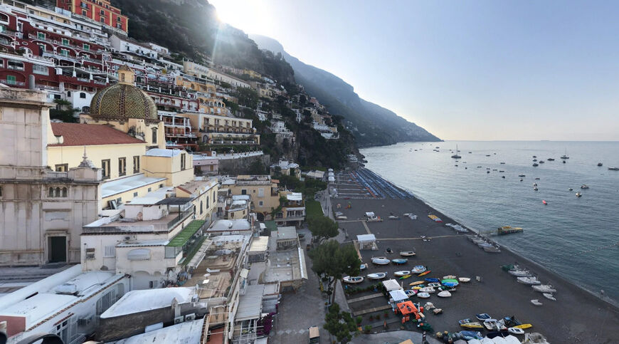 Большой пляж Позитано (Positano Spiaggia, La Spiaggia Grande)