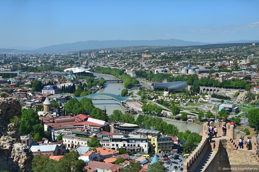 Тбилиси, вид с крепости