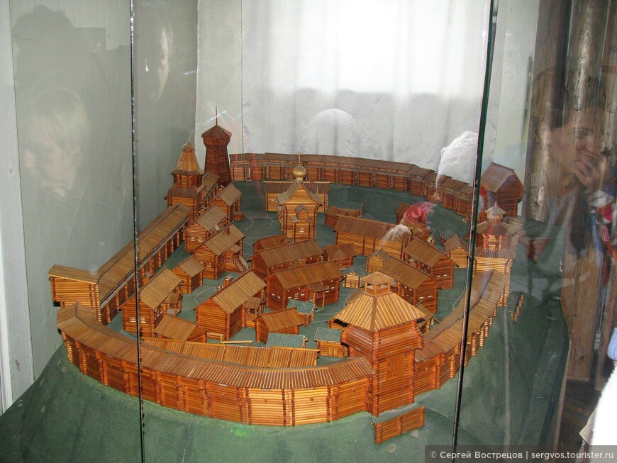 Макет Чердынского Кремля в краеведческом музее