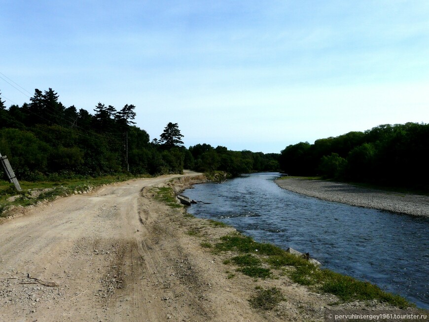 Река Очепуха у поселка Лесное (Очепокхо)