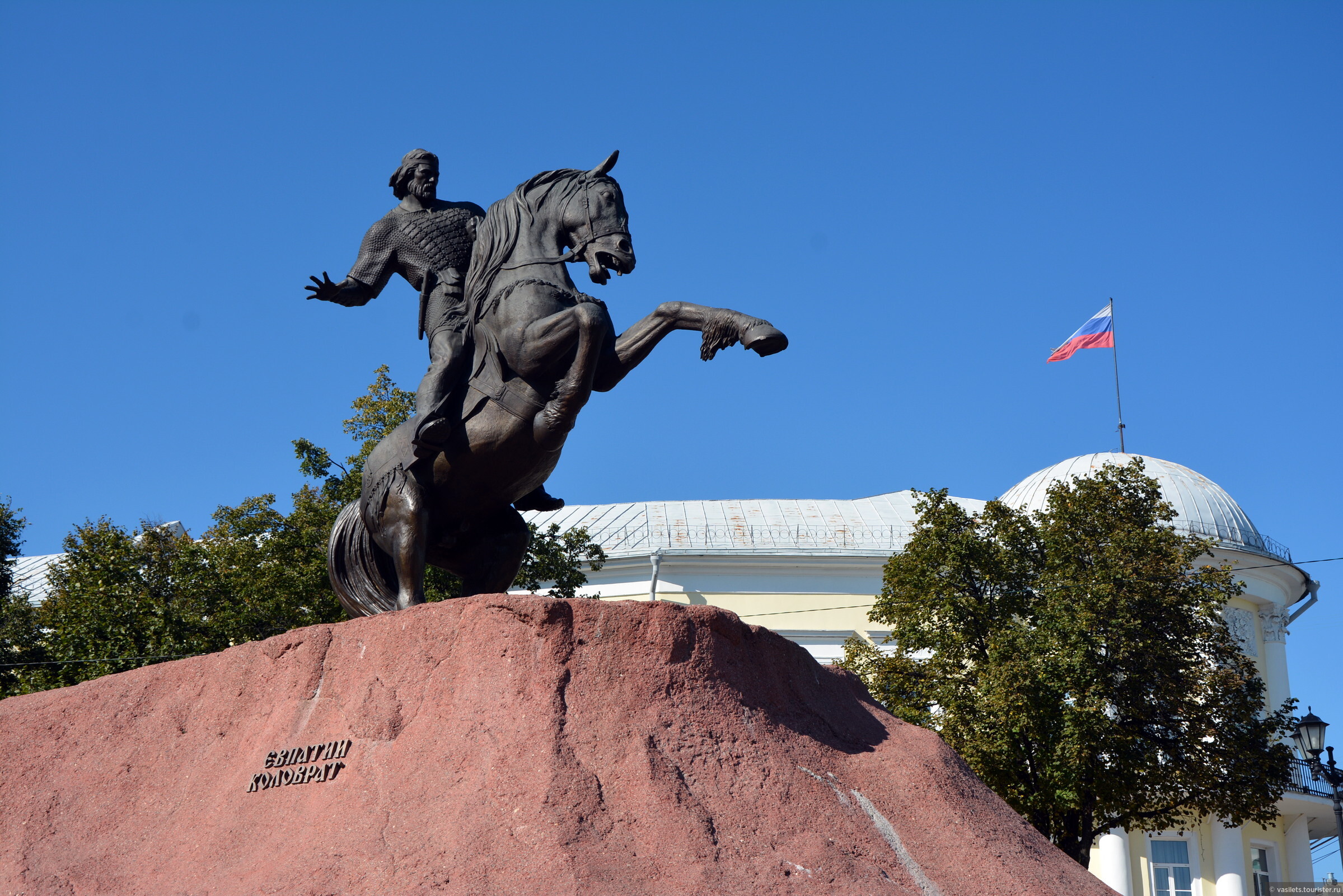 Памятник Евпатию Коловрату В Рязани Фото