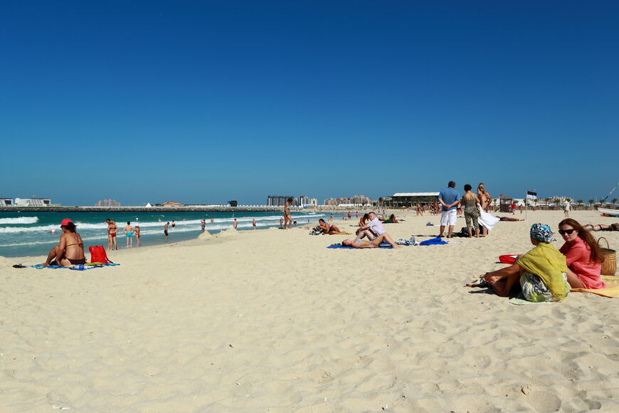 Пляж Dubai Marine Beach Resort & Spa
