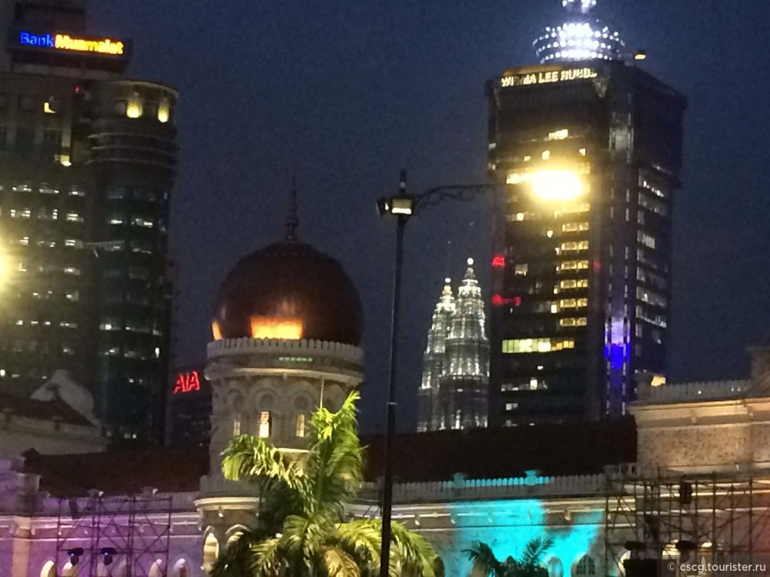 День 5. Малайзия. Перелет из Гонконга в Куала-Лумпур, мечеть Масджид Джамек