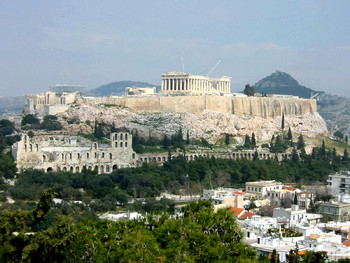 В Афинах из-за жары закрыт Акрополь 