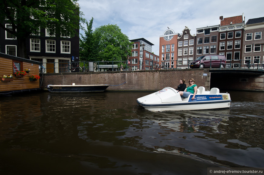 Амстердам. Часть 1. На речном трамвайчике по каналам