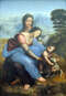 Леонардо Д Винчи Сант Анна с Мадонной и младенцем Христом 1508 Лувр. Париж