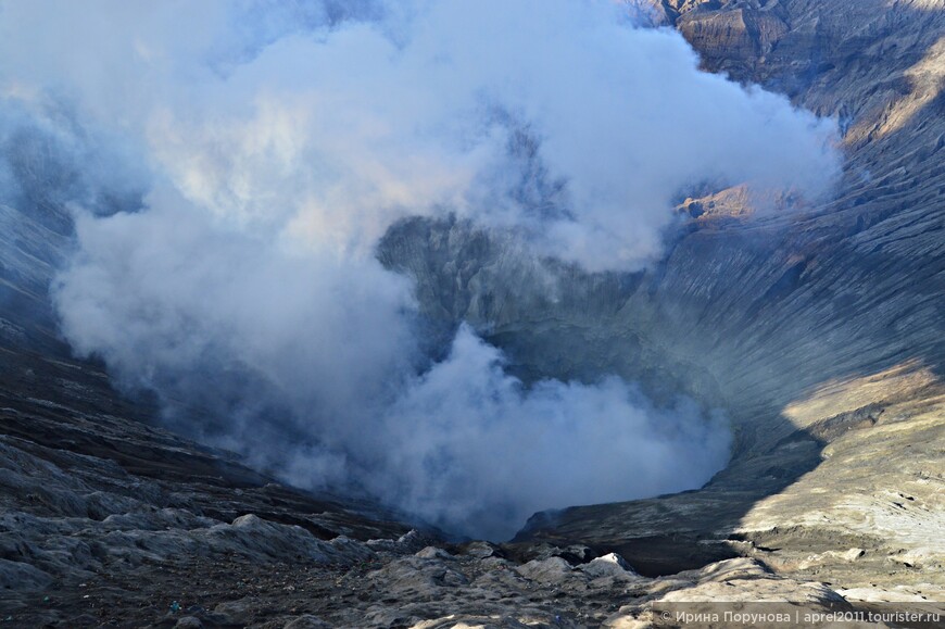 Кратер вулкана Бромо