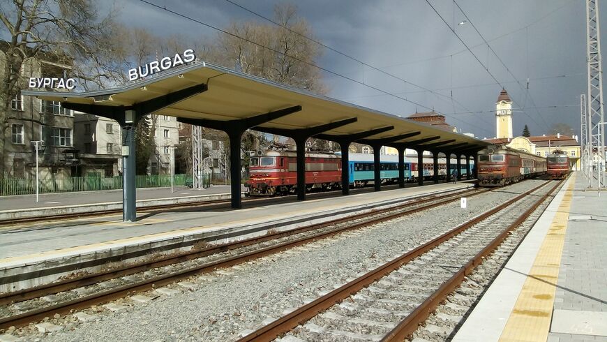 Центральная ж/д станция Бургаса
