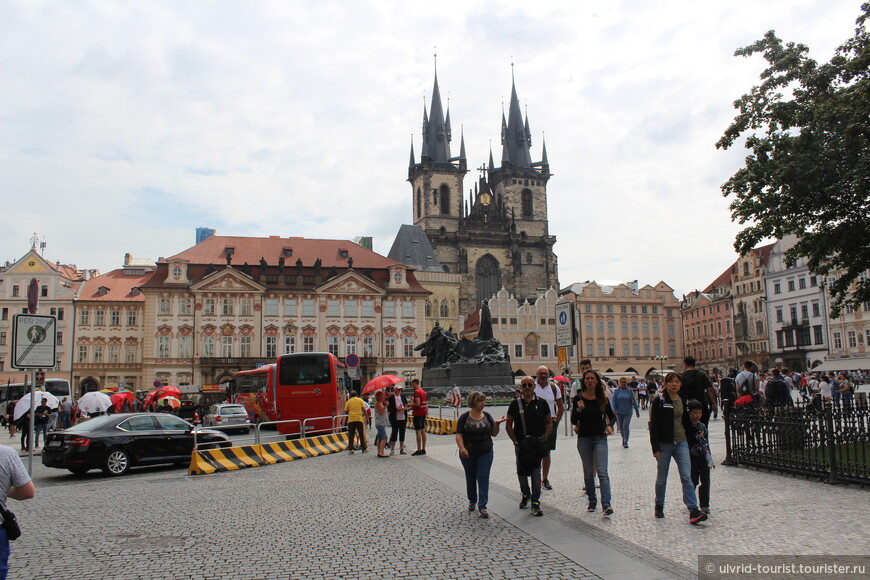 В центре Праги
