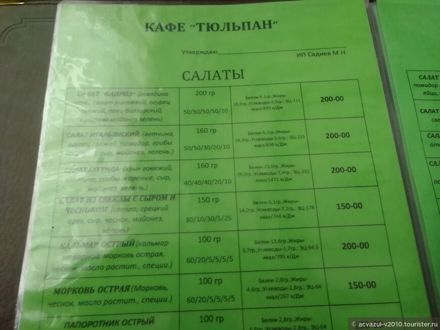 Кафе «Тюльпан» в Петропавловске-Камчатском