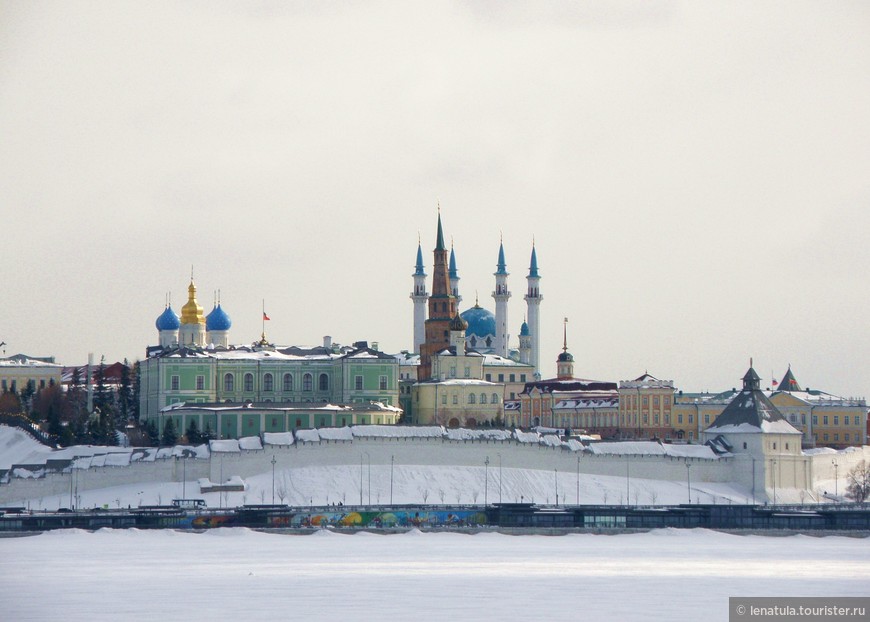 Холодная, но тёплая Казань...