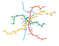 Схема метрополитена Праги