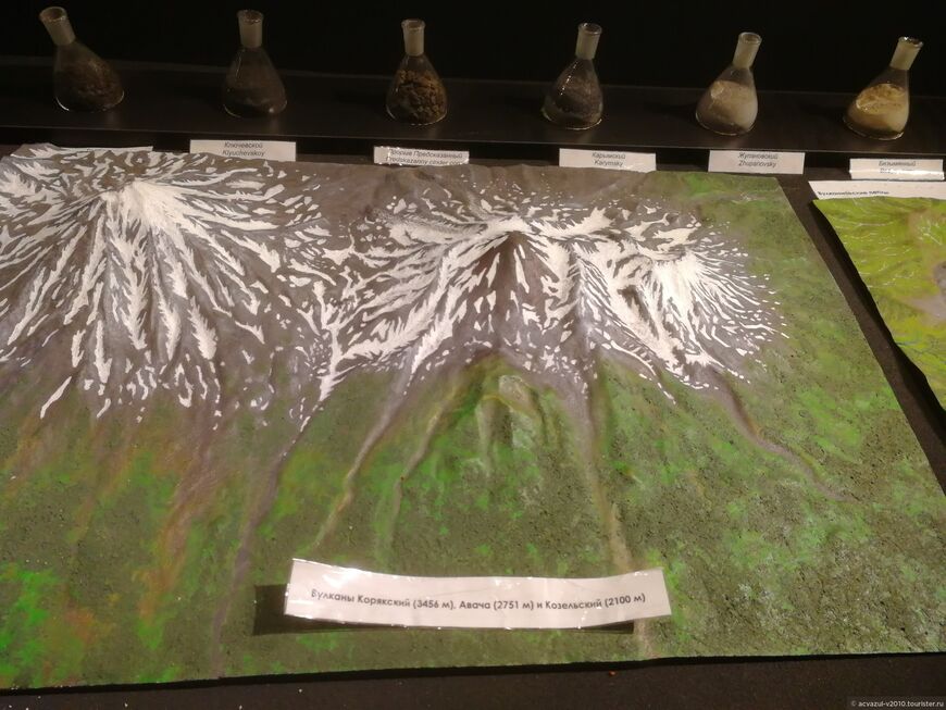 Модель вулкана, распечатанная на 3D-принтере
