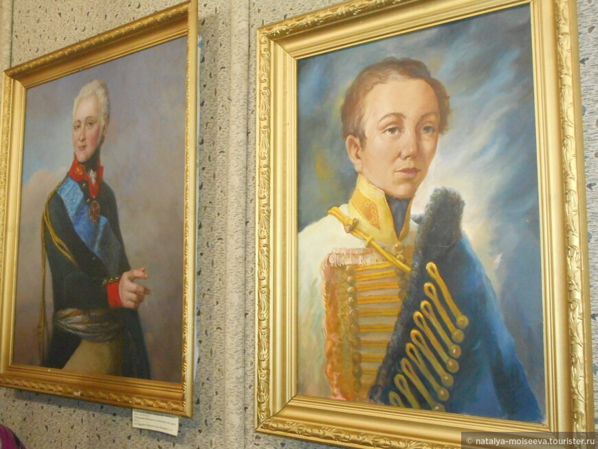 Портреты императора Александра I и гусара Соколова