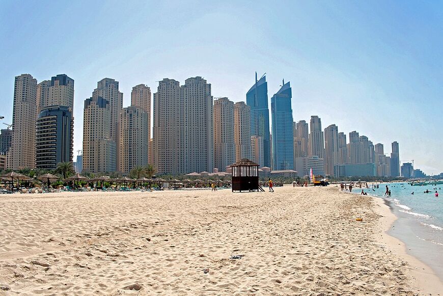 Пляж отеля Шератон (Sheraton Jumeirah Beach)
