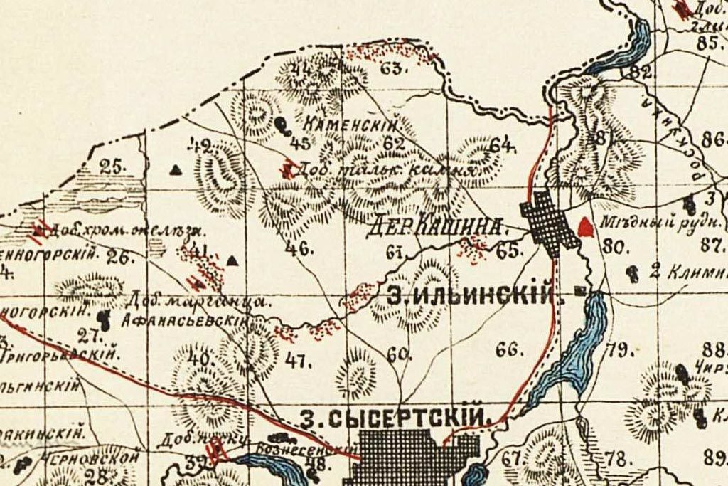 Карта старая каменка