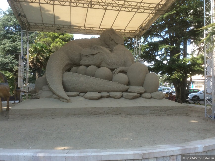 Выставка песчаных скульптур в Езоло