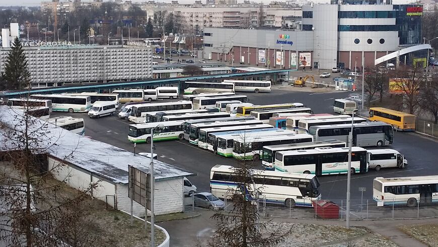 Панорамный вид на автовокзал Южный